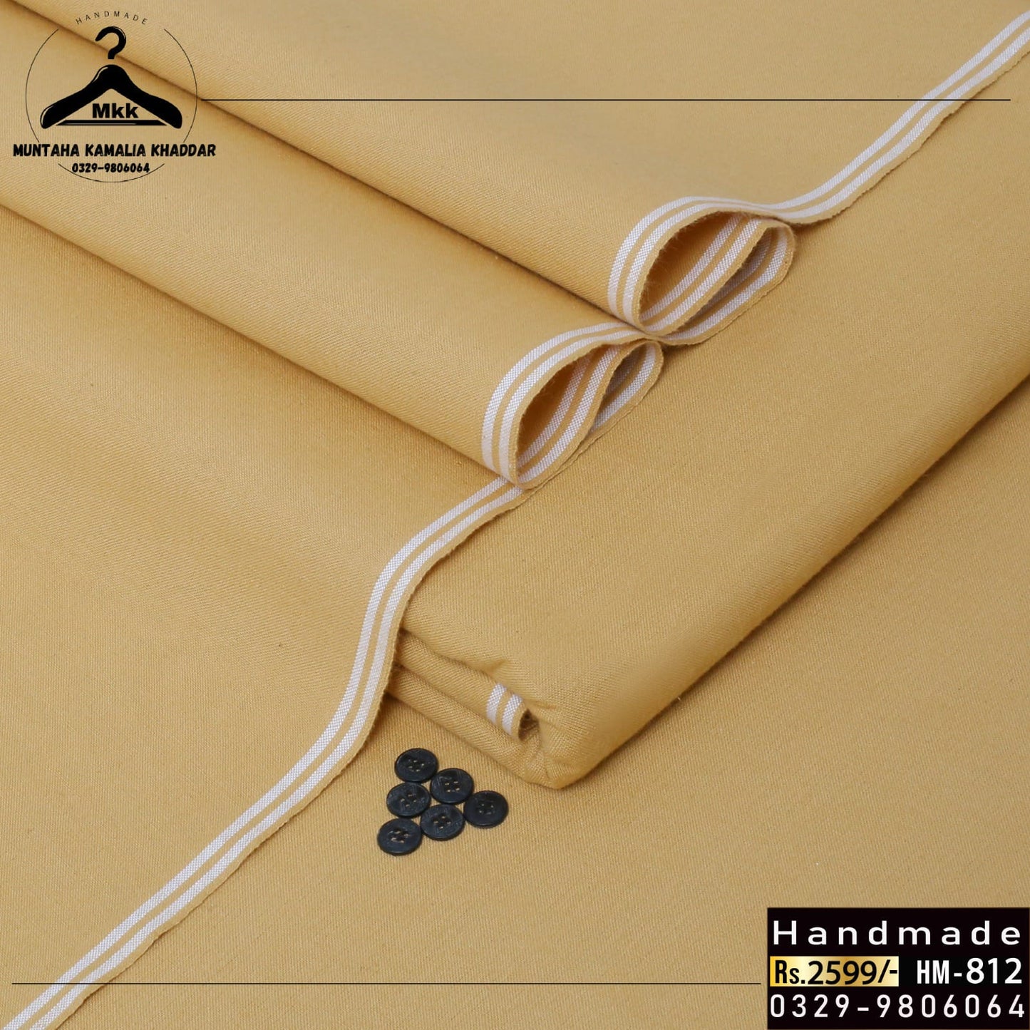 LIGHT BROWN SINGAL GOLI COTTON FABRIC – SLEEK & ELEGANT CHOICE