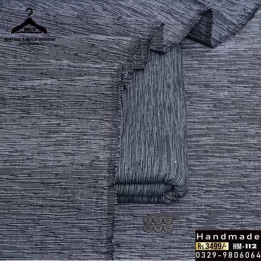 GRAY PREMIUM KAMALIA KHADDI KHADDAR SIGNATURE SERIES