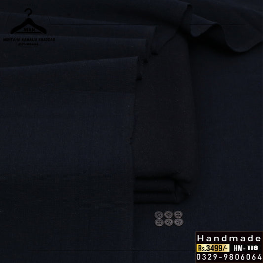 BLACK EXECUTIVE KAMALIA KHADDI KHADDAR COLLECTION