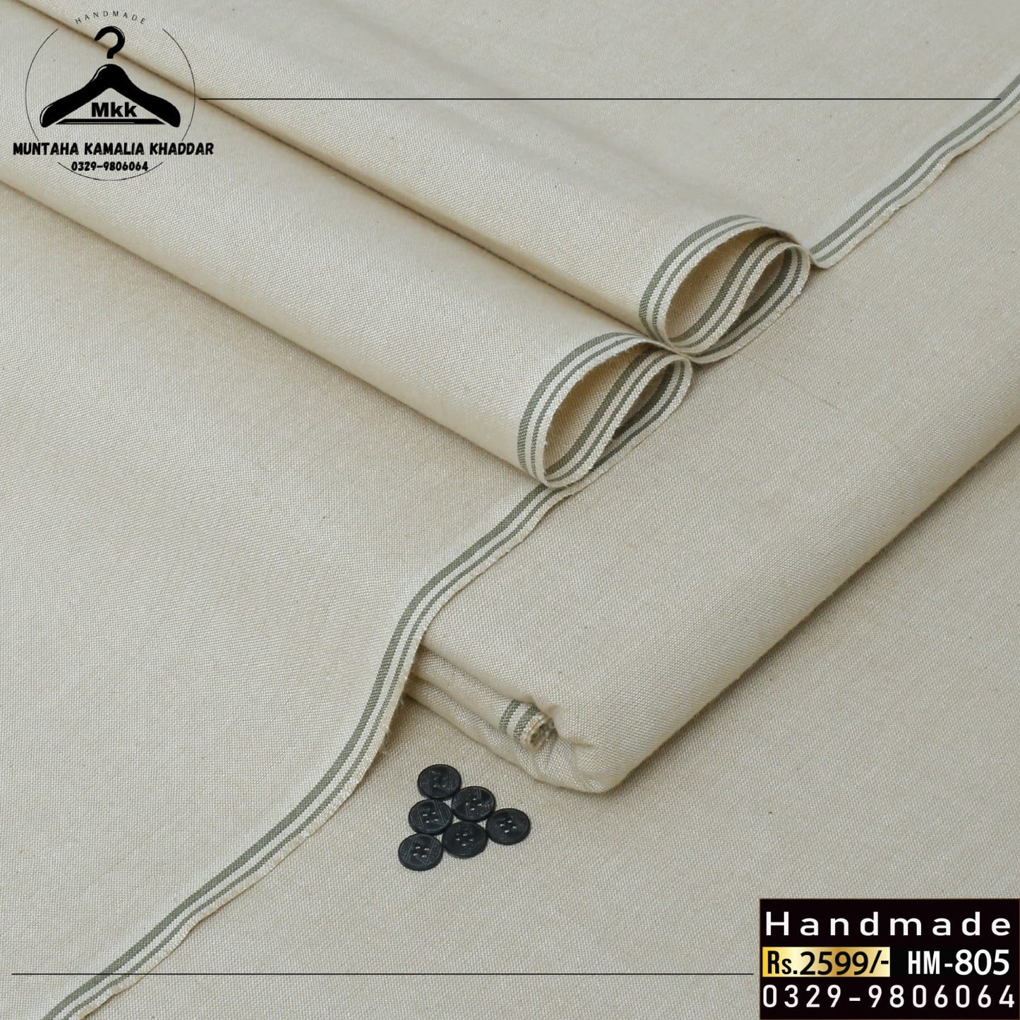 OFF WHITESINGAL GOLI COTTON FABRIC – PREMIUM & DURABLE FEEL