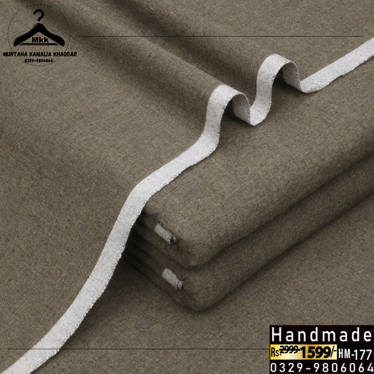 Light khaki – Royal Grey Dyed Kamalia Khaddar