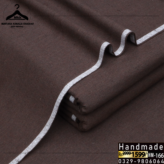 Brown – Earthy Grey Dyed Kamalia Khaddar